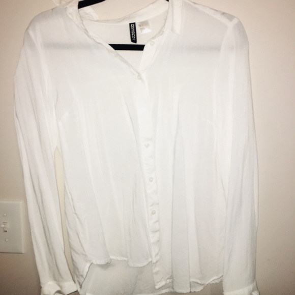 White button up blouse - Picture 1 of 1